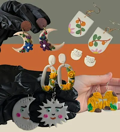 BRSHES, Clay Earring Making Workshop - Autumn Inspired! Glasgow