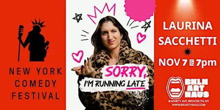 Laurina Sacchetti at the New York Comedy Festival