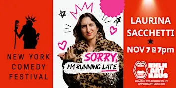 Laurina Sacchetti at the New York Comedy Festival