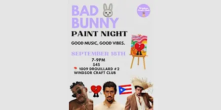 Bad Bunny Paint Night
