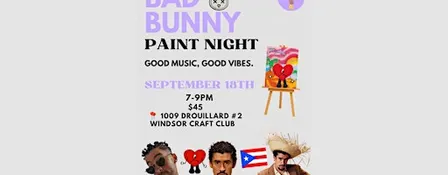 Bad Bunny Paint Night