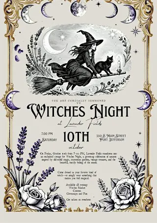 Witches Night at Lavender Fields
