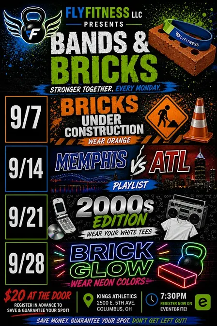 Fly Fitness presents BANDS & BRICKS