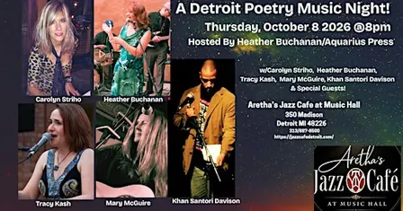 A Detroit Poetry Music Night