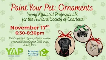 Paint Your Pet: Ornament with Young Affiliated Professionals for the HSC