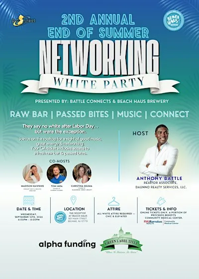 2nd Annual End-of-Summer Networking White Party