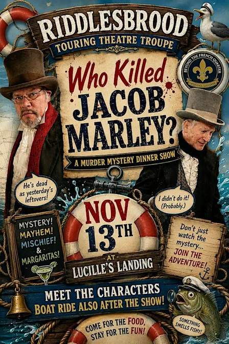 Mystery Theater and Dinner- Who Killed Jacob Marley