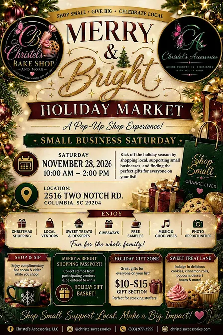 Merry and Bright Pop Up Shop