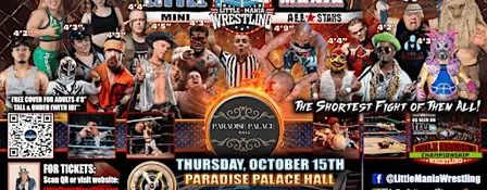 Bakersfield, CA - Little Mania Mini Wrestling @ Paradise Palace Hall