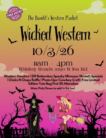 Wicked Western Halloween Market | Shopping | Brunch | Raffle | Tucson