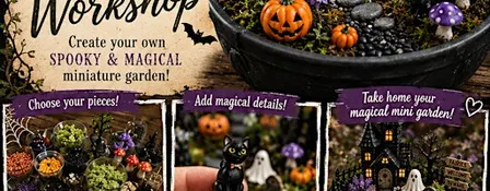 Halloween fairy garden