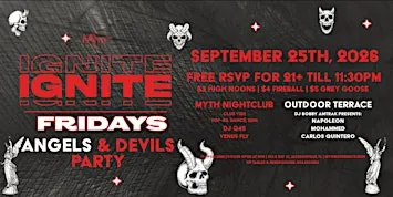 IGNITE FRIDAYS: Angels and Devils Party | Friday 09.25.26