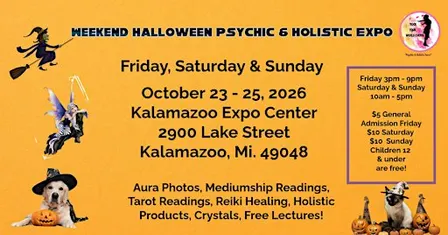 Weekend psychic and holistic Halloween Expo!