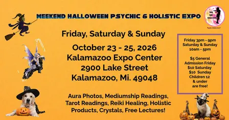 Weekend psychic and holistic Halloween Expo!