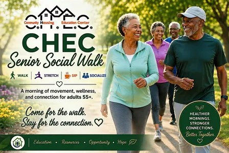 CHEC Senior Social Walk | Walk • Stretch • Sip • Socialize