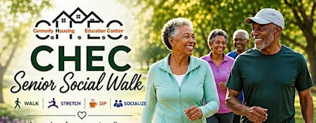 CHEC Senior Social Walk | Walk • Stretch • Sip • Socialize