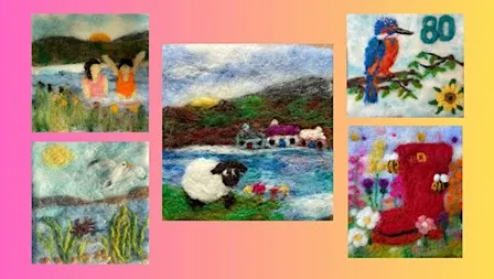 Needle Felting Workshop (with a hint of Christmas)