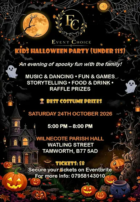 Kids Halloween Party (Under 11s)