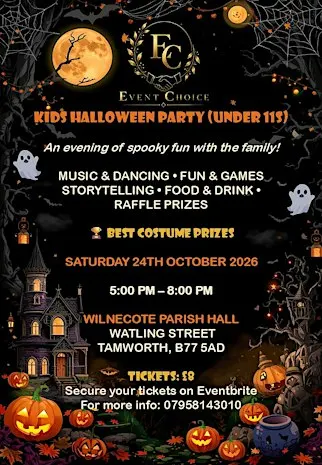 Kids Halloween Party (Under 11s)
