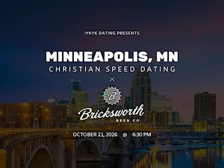 ✝️Minneapolis Christian Speed Dating | IYKYK Dating | 20s-30s | 10/21/26