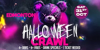 Edmonton's Haunted Hop 2026: Halloween Bar Crawl (Saturday, Oct 31)