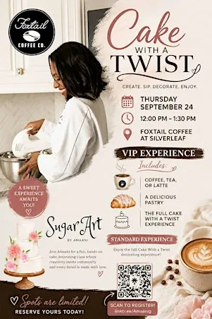 Cake with a Twist at Foxtail Silverleaf