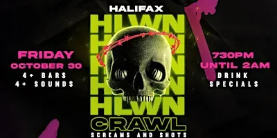 Halifax's Haunted Hop 2026: Halloween Bar Crawl (Friday, Oct 30)