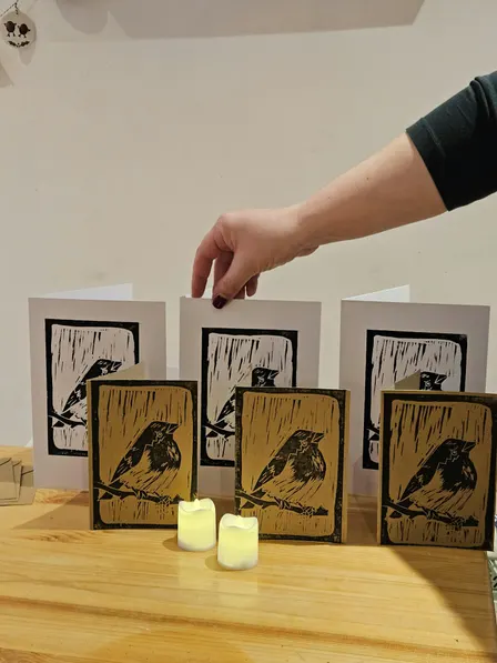 Lino Printing: Festive Christmas Card Making Workshop