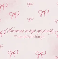 End of summer soirée