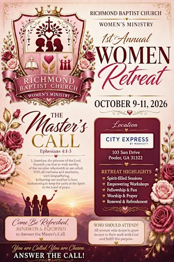 Richmond Baptist Church 1st Annual Women Retreat