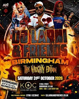 DJ Larni & Friends - Birmingham Biggest Halloween Party