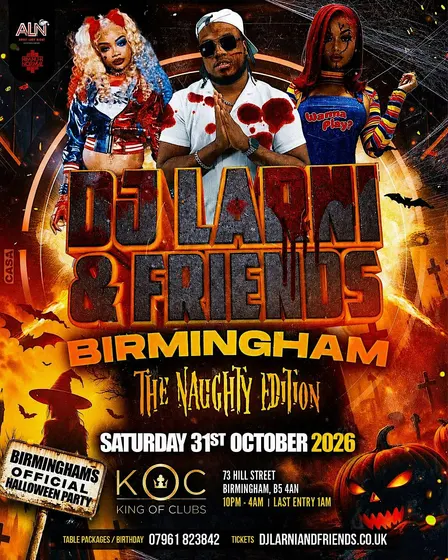 DJ Larni & Friends - Birmingham Biggest Halloween Party