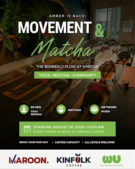 Movement & Matcha at Kinfolk Coffee: The Biweekly Flow