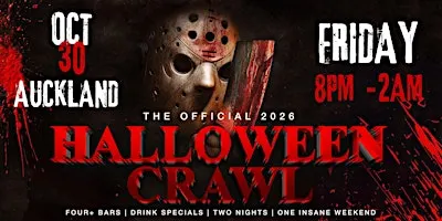 Auckland Halloween Bar Crawl — Halloween Friday, Fri, Oct 30
