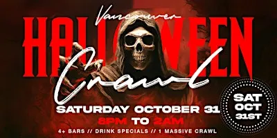 Vancouver Halloween Bar Crawl — Halloween Saturday on Sat, Oct 31st