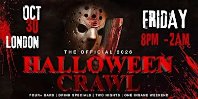 London, ON Halloween Bar Crawl — Halloween Friday, Fri, Oct 30