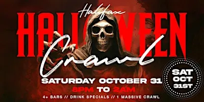 Halifax Halloween Bar Crawl — Halloween Saturday on Sat, Oct 31st
