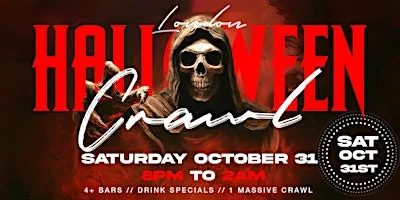 London, ON Halloween Bar Crawl — Halloween Saturday on Sat, Oct 31st