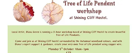 Copper Tree of Life Pendant Workshop with Artist Diana Green