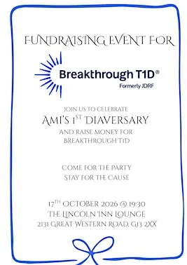 Ami's Fundraiser for Breakthrough T1D
