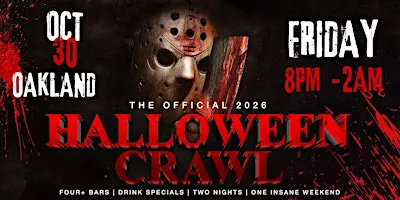 Oakland Halloween Bar Crawl — Halloween Friday, Fri, Oct 30