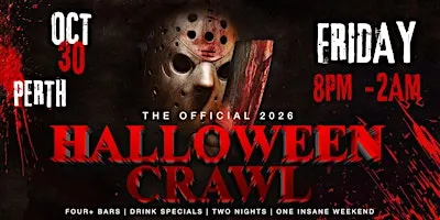 Perth Halloween Bar Crawl — Halloween Friday, Fri, Oct 30