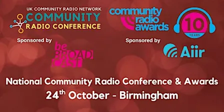2026 Community Radio Conference and Community Radio Awards