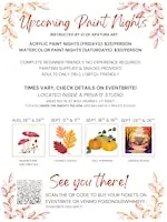 Beginner Friendly Guided Paint Night | Theme: Fall Pumpkins
