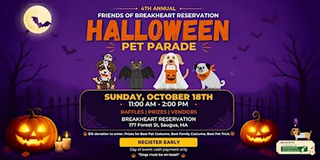 4th Annual Friends of Breakheart Halloween Pet Parade