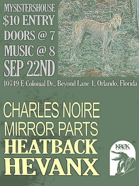 CHARLES NOIRE, MIRROR PARTS, HEATBACK, HEVANX