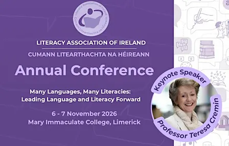 Literacy Association of Ireland, Conference 2026, 6 - 7 November 2026