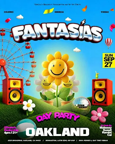 Fantasías: Day Party - Reggaeton & Hip Hop Party, Oakland