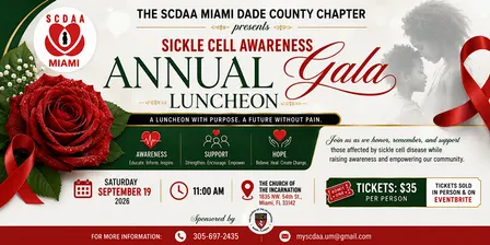 SCDAA Miami Sickle Cell Awareness Gala Luncheon
