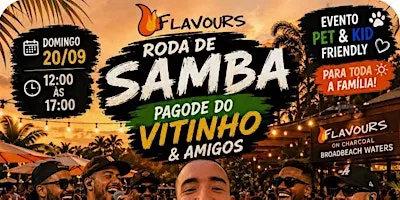 1ª Flavours Roda de Samba  – Pagode do Vitinho & Amigos + DJ FABZ